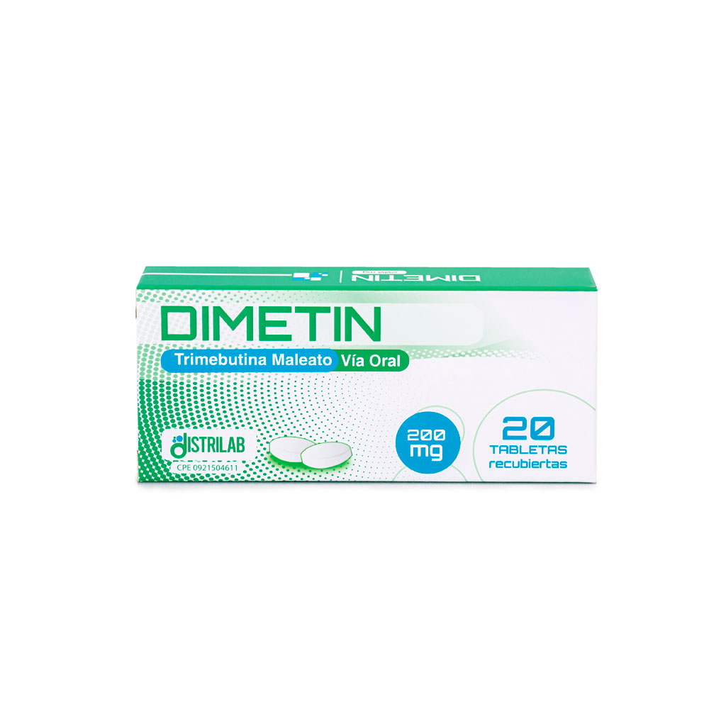 DIMETIN TRIMEBUTINA 200MG TAB X 20